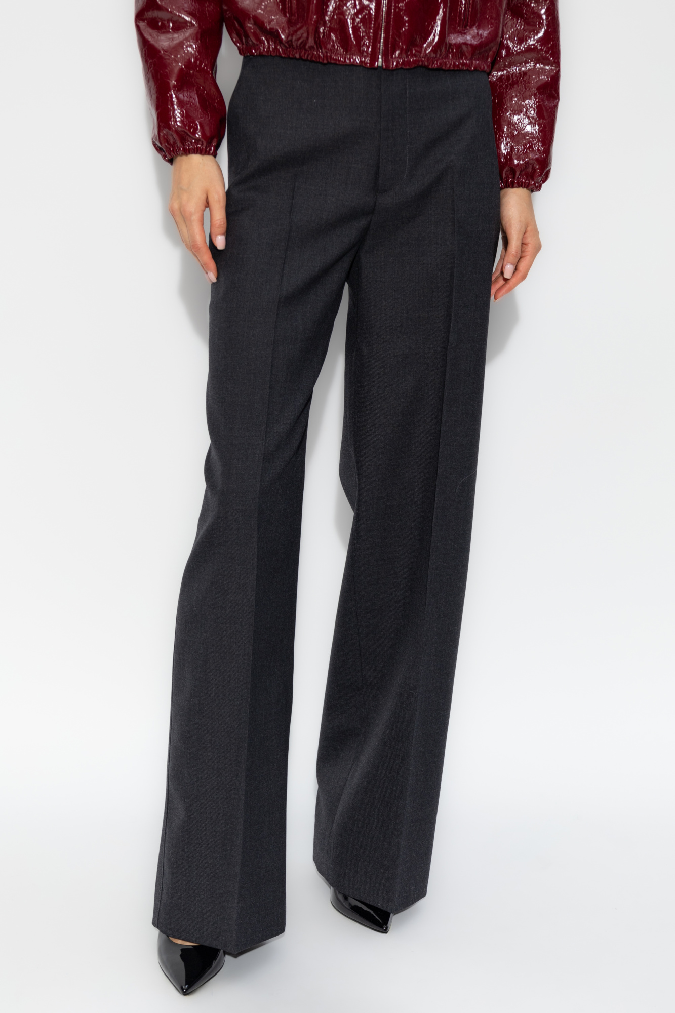 パンツ Gucci Charcoal Wool Wide-Leg Pant Gucci Charcoal Wool Wide-Leg Pant (GUCCI/パンツ) CHARCOAL